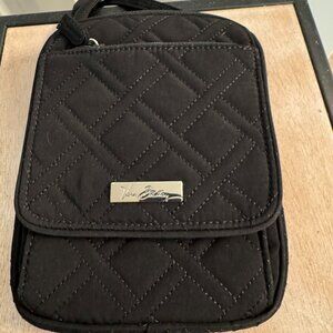 Vera Bradley cross-body bag with luggage tag